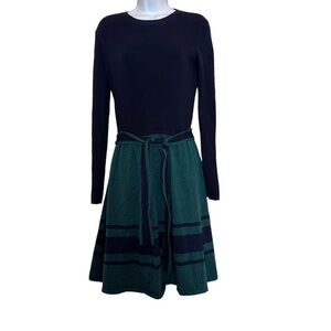 Brooks Brothers Black and Green Dress